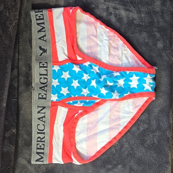American Eagle Outfitters Other - Vintage RARE American Eagle Briefs w/Fly - Patriotic Print